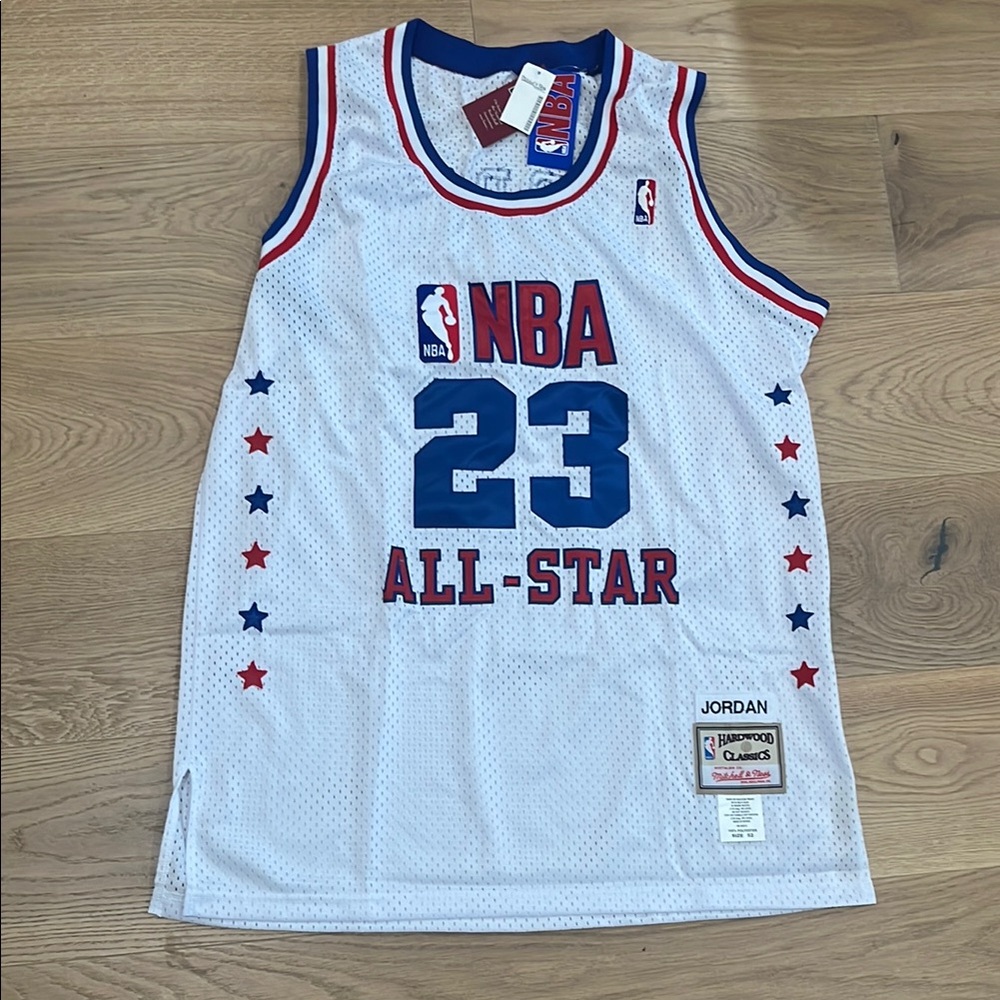 Michael Jordan Final NBA All-Star Jersey 2003 AUTHENTIC MITCHELL NESS size 52